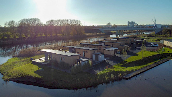 4 Riverlodges voor camping Markdal | De Bergjes-5