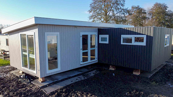 4 Riverlodges voor camping Markdal | De Bergjes-14